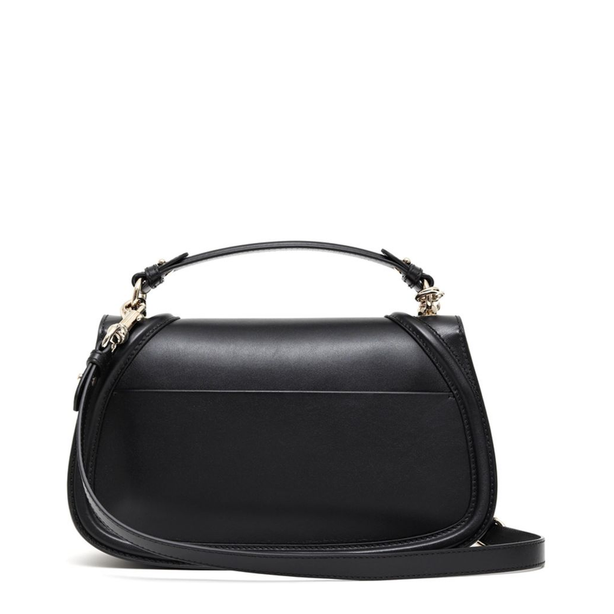 Blondie Medium Calf Leather Tote - Black
