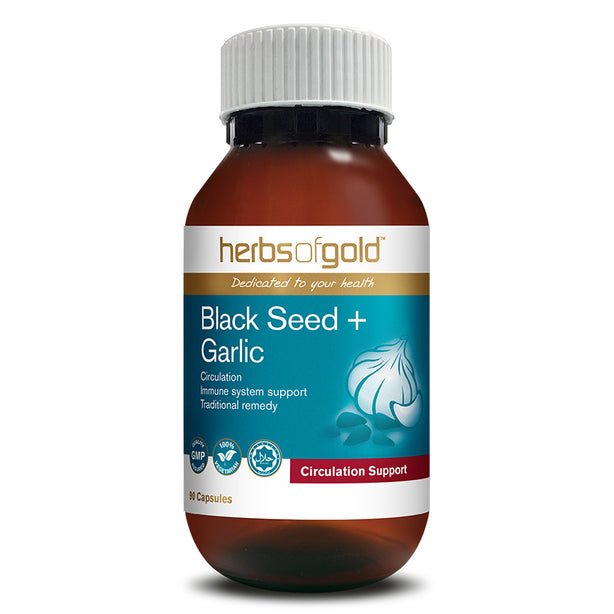 Herbs of Gold Black Seed + Garlic 90s