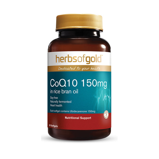 Herbs of Gold CoQ10 150mg 30s  [Exp 03-2024]
