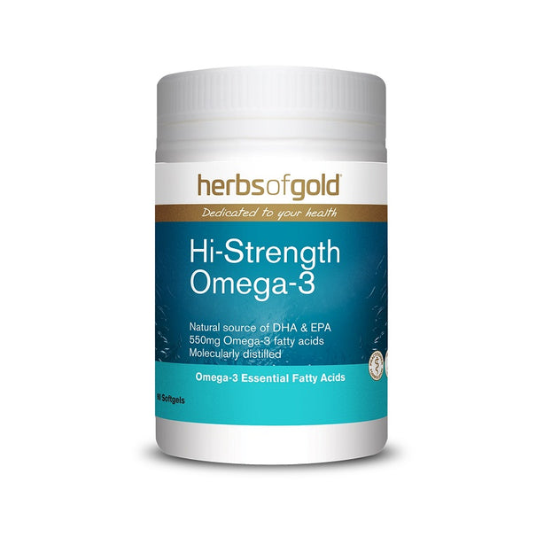 Herbs of Gold Hi-Strength Omega-3 90s