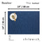 Chilewich TerraStrand¬Æ Microban¬Æ Bamboo Woven Table Mat/Placemat, Rectangle, 36 x 48 cm, Lapis