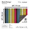 Chilewich TerraStrand® Microban® Indoor/Outdoor Bold Stripe Door Mat, 46 x 71 cm, Tufted Shag, Multi-Color