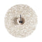 Chilewich TerraStrand® Microban® Petal Moulded Table Mat/Placemat, Round, ⌀38 cm, Champagne