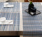 Chilewich TerraStrand¬Æ Microban¬Æ Grid Woven Table Mat/Placemat, Rectangle, 36 x 48 cm, Blue