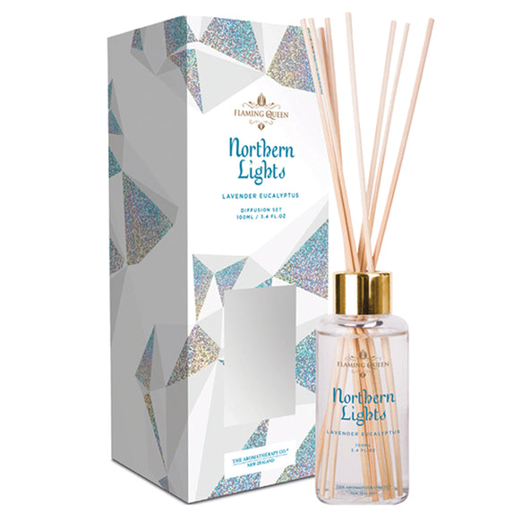 TAC Flaming Queen Northern Lights Diffuser - White Lily & Amberwood (100ml)