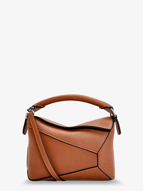 Loewe Puzzle Edge Mini leather handbag - Tan