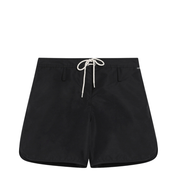 Black Re-Nylon Shorts With Drawstring