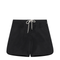 Black Re-Nylon Shorts With Drawstring