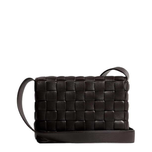 Orto Small Calfskin Messenger Bag - Espresso