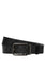 Coach Double Bar Buckle Cut To Size Reversible Belt 38MM - Black