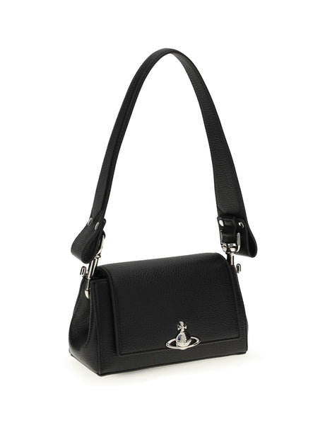 Vivienne Westwood Orb Shoulder Bag - Black