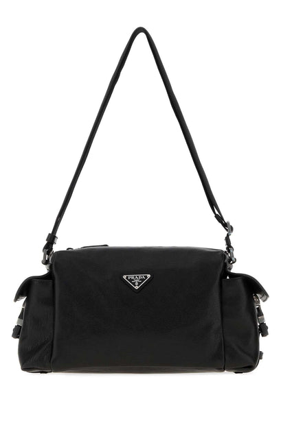 Black Leather Crossbody Bag
