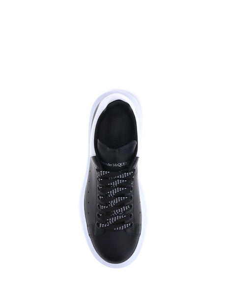 Alexander Mcqueen Leather Sneakers - Black