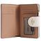 Coach Medium Corner Zip Wallet With Floral Print - Chalk Multi CFA17