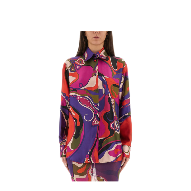Orchid Print Shirt