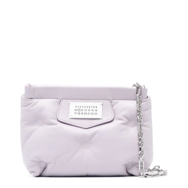 Glam Slam Mini Calfskin Crossbody - Lilac