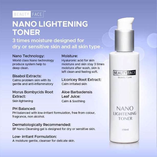 Beauty Face Nano Lightening Relax Toner 150ml