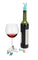 Umbra Drinking Buddy Wine Bottle Stopper & Six Wine Glass Markers