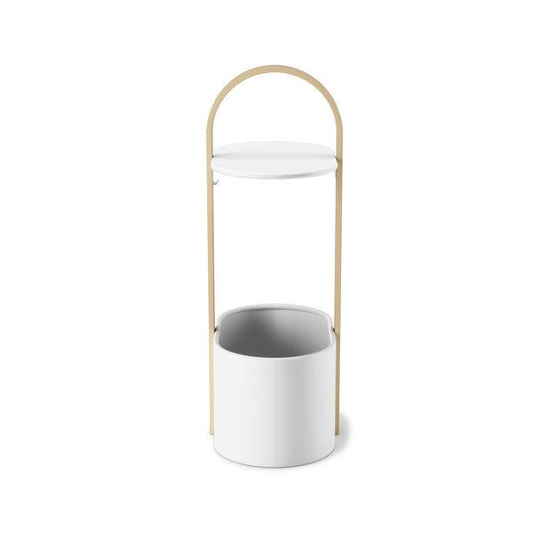 Umbra Bellwood Hub Side Storage Table, Flat-Pack