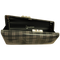 72 Smalldive Grey Laminated Plaid Minaudiere Clutch