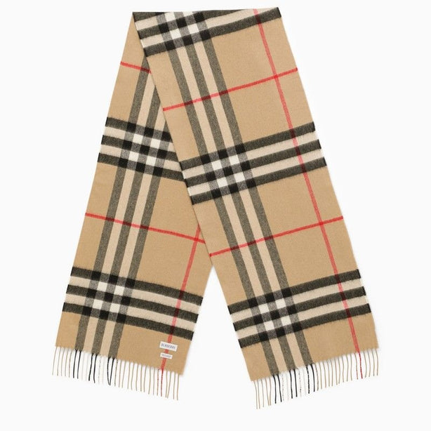 Checked Cashmere Scarf