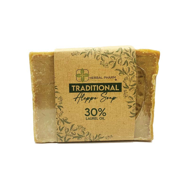 Herbal Pharm Traditional Aleppo Soap  30% Laurel Oil