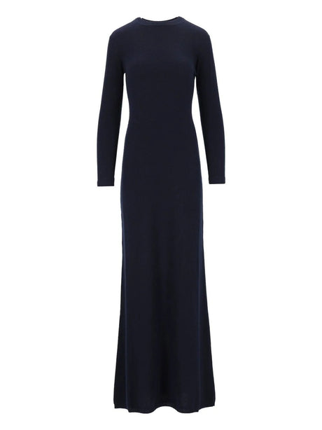 Tom Ford Long Cashmere Blend Dress - Blue