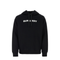 Black Cotton Sweatshirt