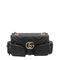 GG Marmont Small Calfskin Shoulder Bag - Black
