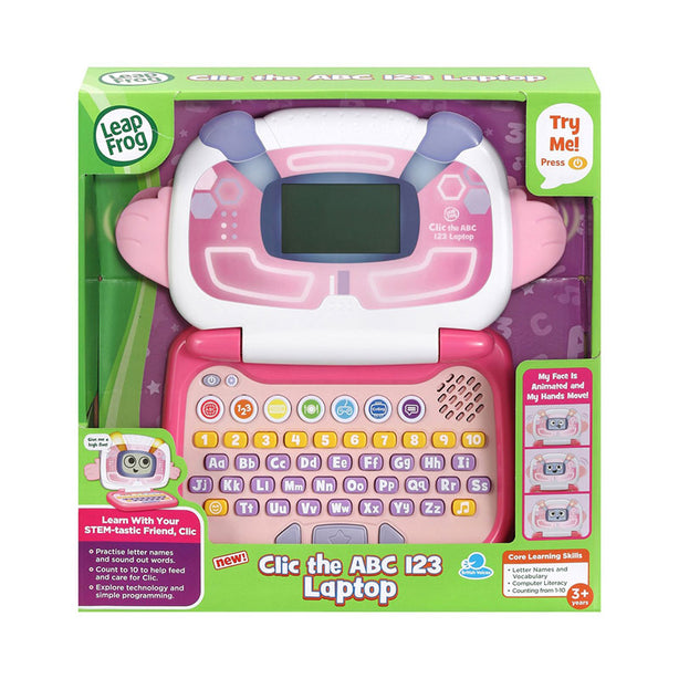 LeapFrog Clic the ABC 123 Laptop (Pink)