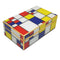 Berrocal Home Collection Mondrian Red Medium Chest (Design inspired by artist, Piet Mondrian)