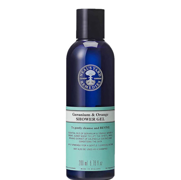 Neal's Yard Remedies Geranium & Orange Shower Gel 200ml