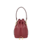 Fendi Mon Tresor Mini Bucket Bag in Carmine Red Calf Leather