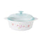 CORNINGWARE 3.25L Round Casserole with Glass Cover - Hanami Blossom