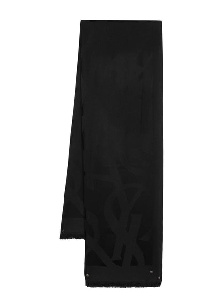 Saint Laurent Cassandre Wool Scarf