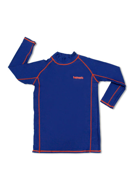 TeePeeTo UV50+ Midnight Blue Long Sleeve Swimwear Top