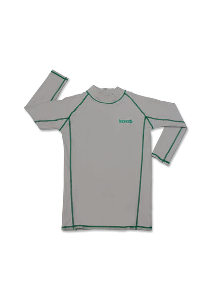 TeePeeTo UV50+ Ash Grey Long Sleeve Swim Top