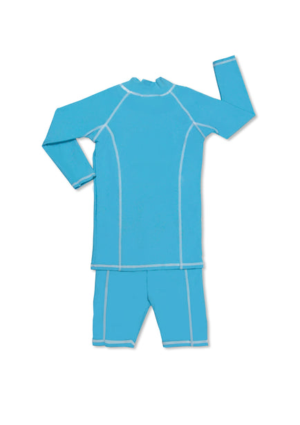 Turtle Long Sleeve Swim Top and Shorts Set
