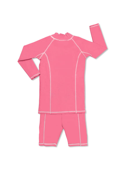 TeePeeTo Dolphin Long Sleeve Swim Top and Shorts Set