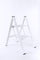 Ml5Bwh Lucano Alum Slim 2-Step Stool (White)