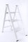 Ml8Bwh Lucano Alum Slim 3-Step Stool (White)