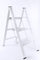 Ml8Bwh Lucano Alum Slim 3-Step Stool (White)