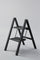 Ml5Bka Lucano Alum Slim 2-Step Stool (Black)