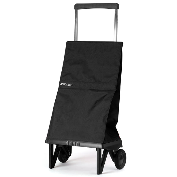 J40094 Rolser Plegamatic Foldable Shopping Trolley (Black)