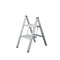 Ml5Ba Lucano Alum Slim 2-Step Stool (Silver)