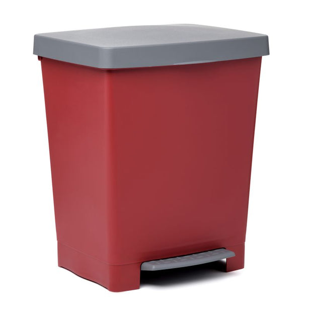 T0200.16 Tatay Pedal Dust Bin (Bordeaux)