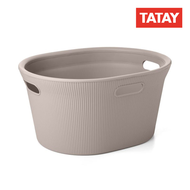 T0420.03 Tatay Laundry Basket 35L (Taupe)