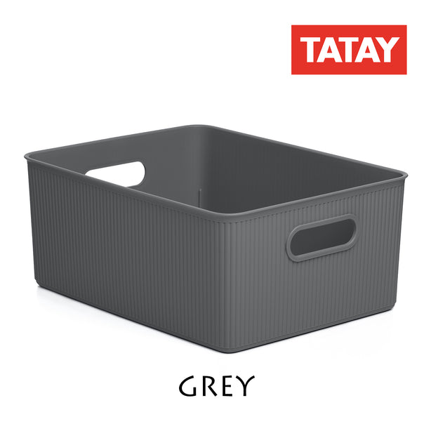 T0103.14 Tatay Storage Basket L Baobab 15L (Grey)