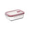T1616.09 Tatay Hermetic Rect. Glass Container 0.64L