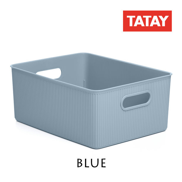 T0103.00 Tatay Storage Basket L Baobab 15L (Blue)